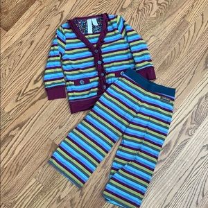 Matilda Jane Set - Cardigan and Straightees Sz4